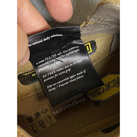 NWT Vibram Fivefingers CVT- Hemp Men's 9-9.5 EU42 Model 14M6201 Grounded Shoes - Picture 8 of 14